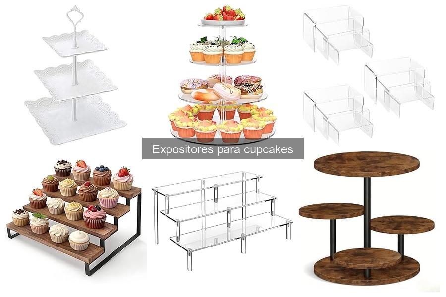 Tipos de expositores para cupcakes: guía completa