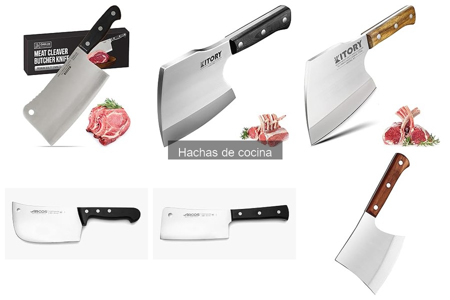 Tipos de hachas de cocina: diferencias y usos explicados