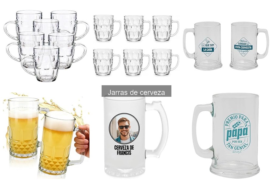 Tipos de jarras de cerveza: características y variaciones