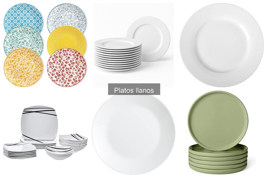 ** Tipos de Platos Llanos: Características y Usos (2026)