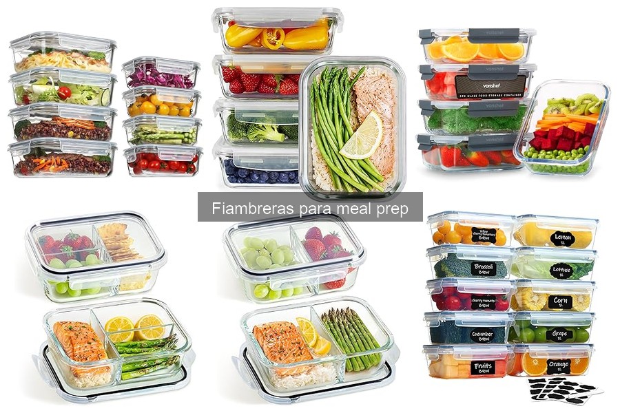 Ventajas y desventajas de fiambreras de vidrio para meal prep